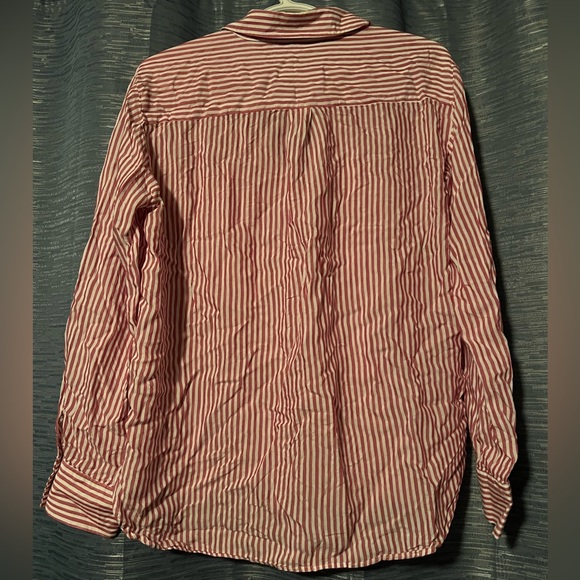 3/$15 Zara Woman Halfway Button Blouse - Picture 4 of 5
